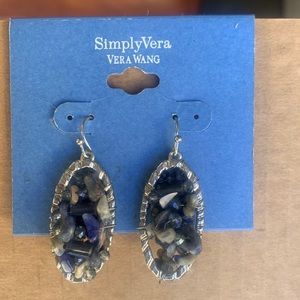 SimplyVera Vera wang stone drop earrings